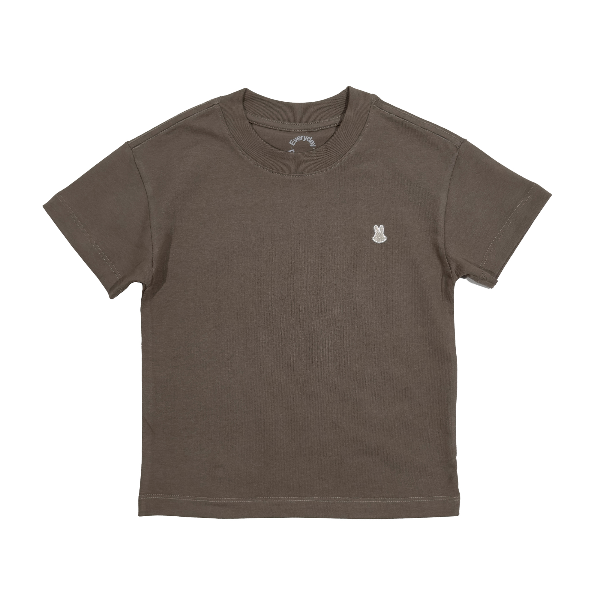WB Everyday Kids Solid Color Tee - Coffee