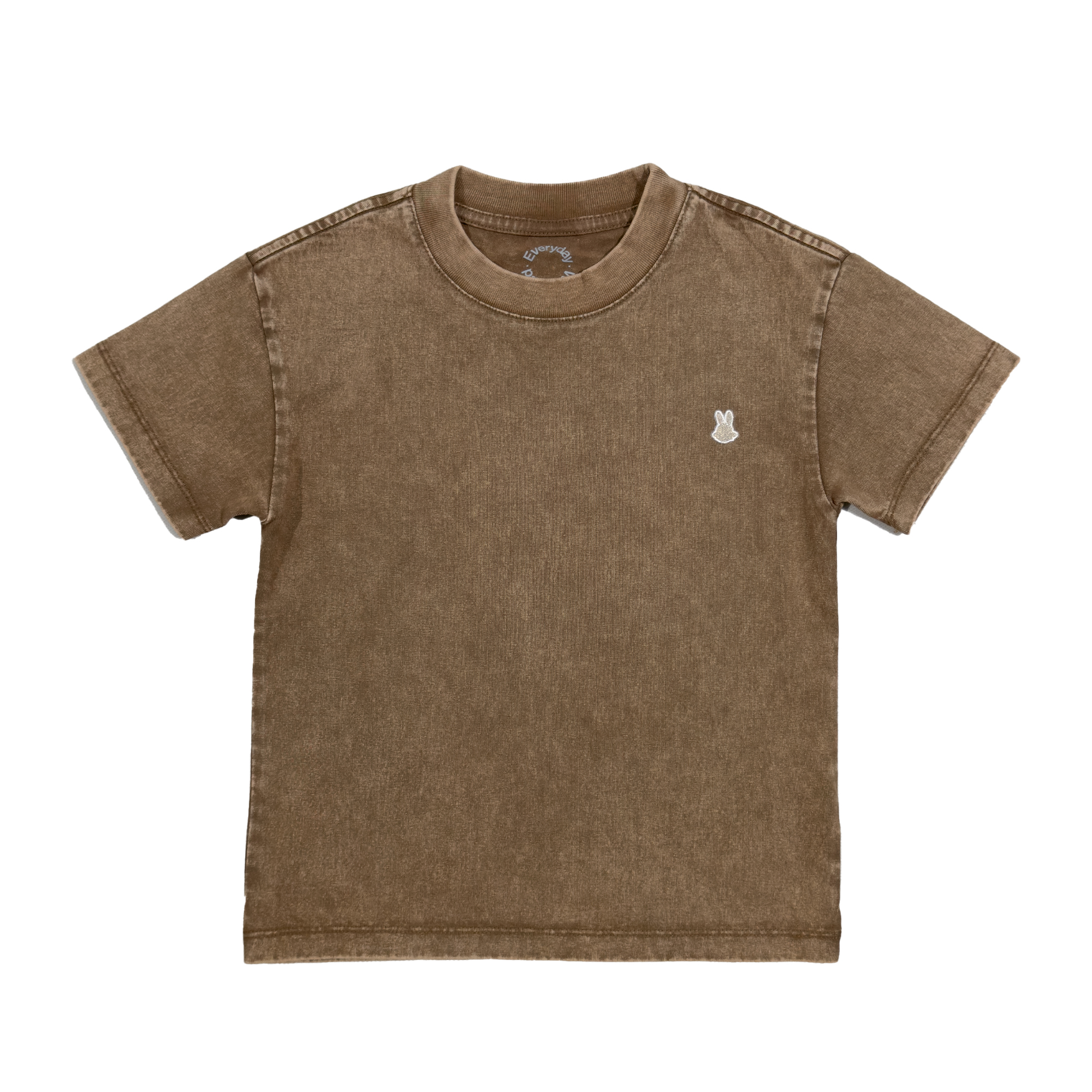 WB Everyday Kids Washed Tee - Coffee