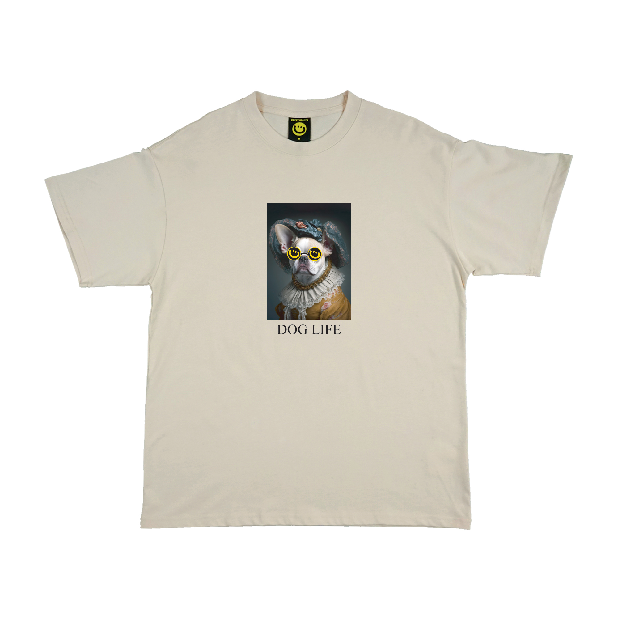 Happynauts Dog Fancy Tee - Beige