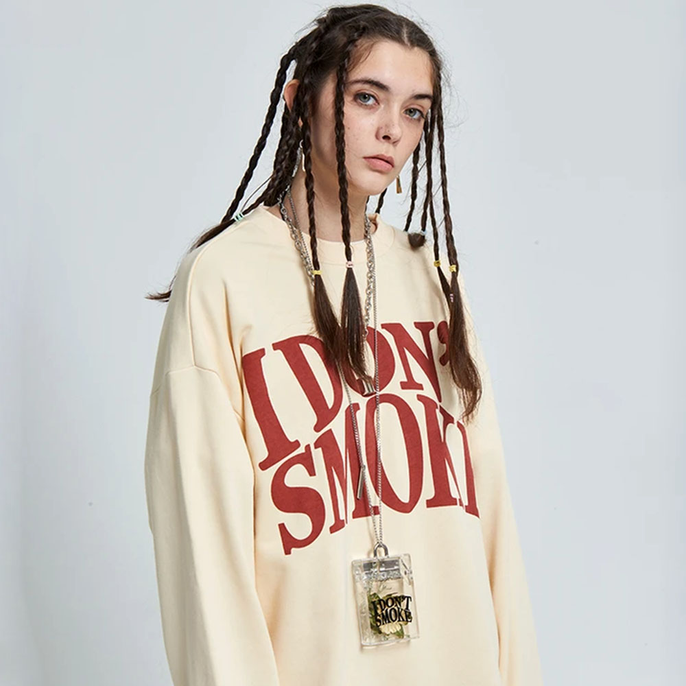 Donsmoke Red Logo Long Sleeve Tee