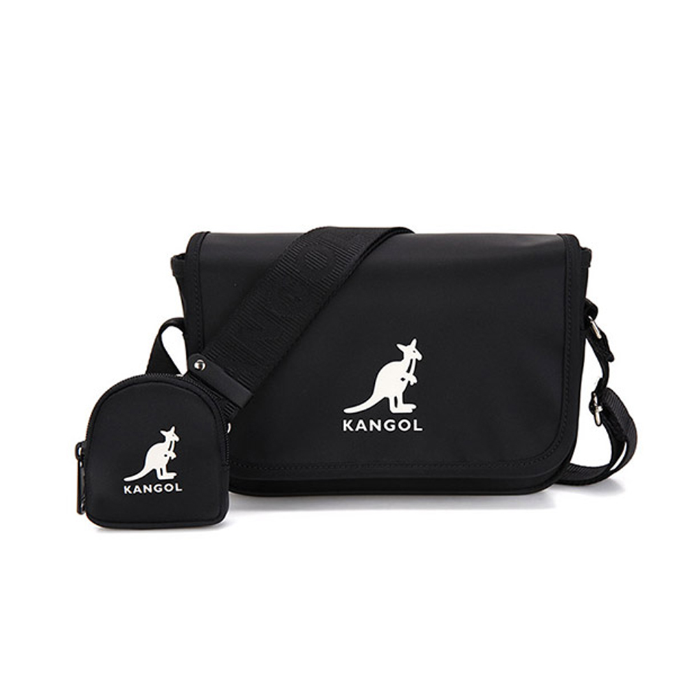 Kangol Day Nylon Hoody Cross Bag - Black