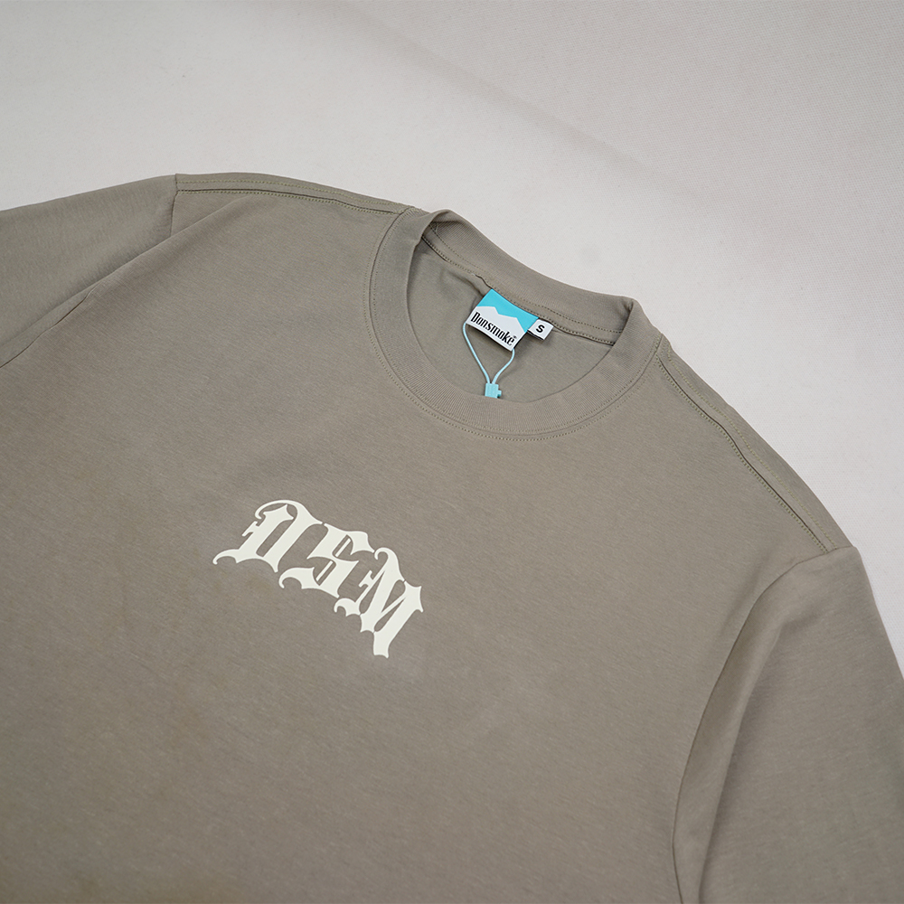 Donsmoke Center Logo Tee - Khaki