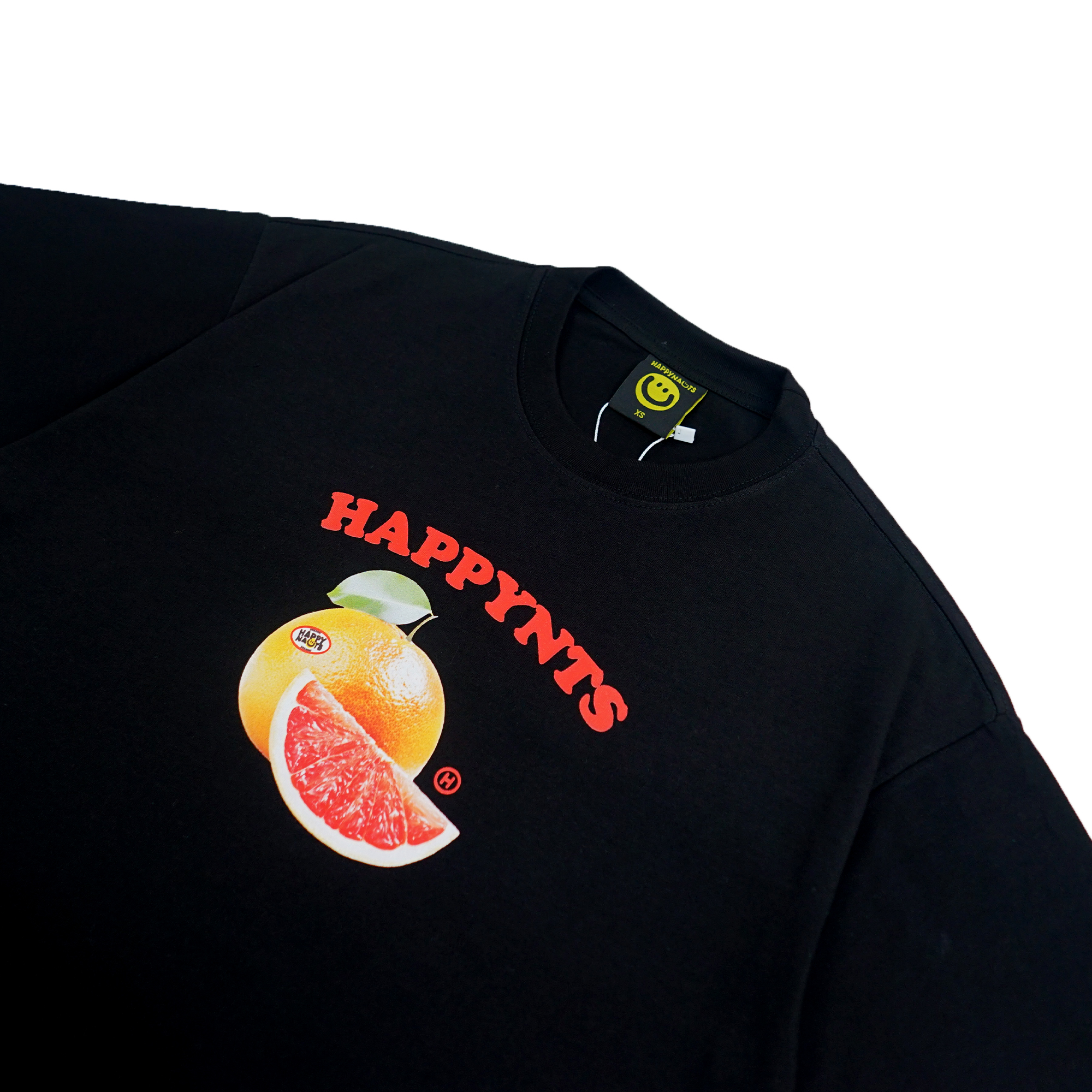 Happynauts Fruit Grapefruit Tee - Black