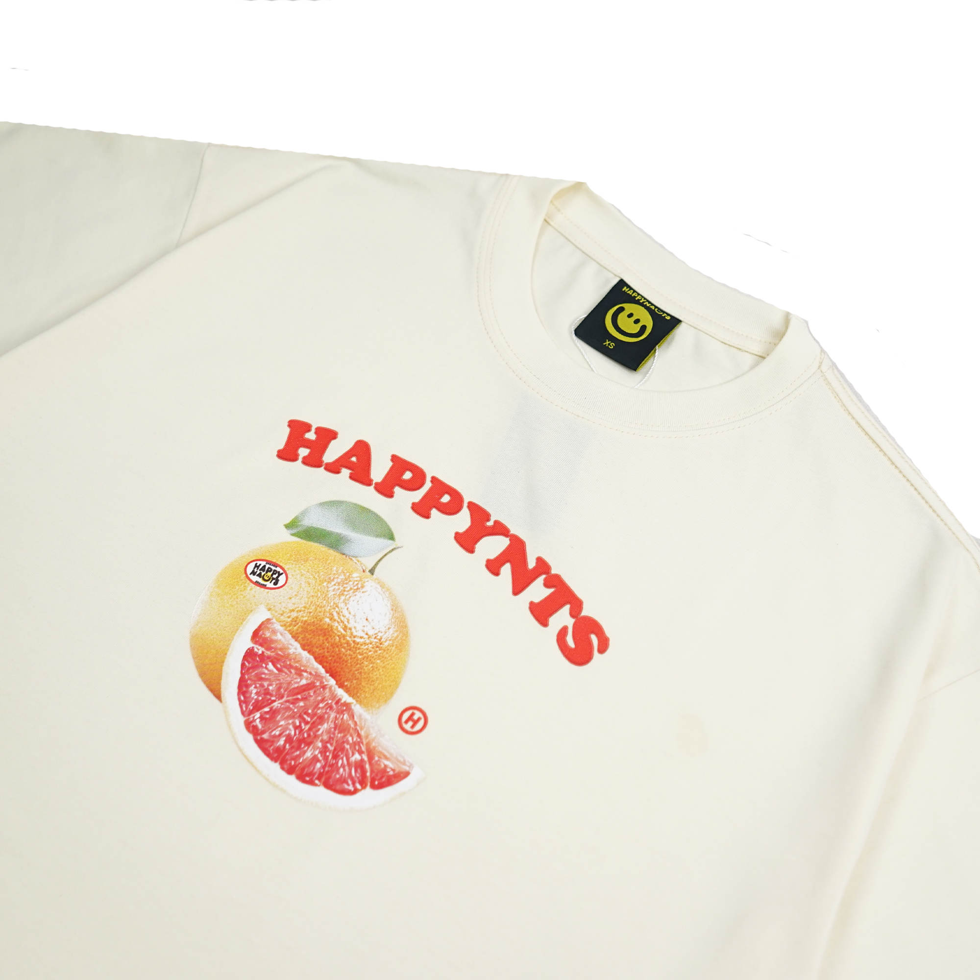 Happynauts Fruit Grapefruit Tee - Cream