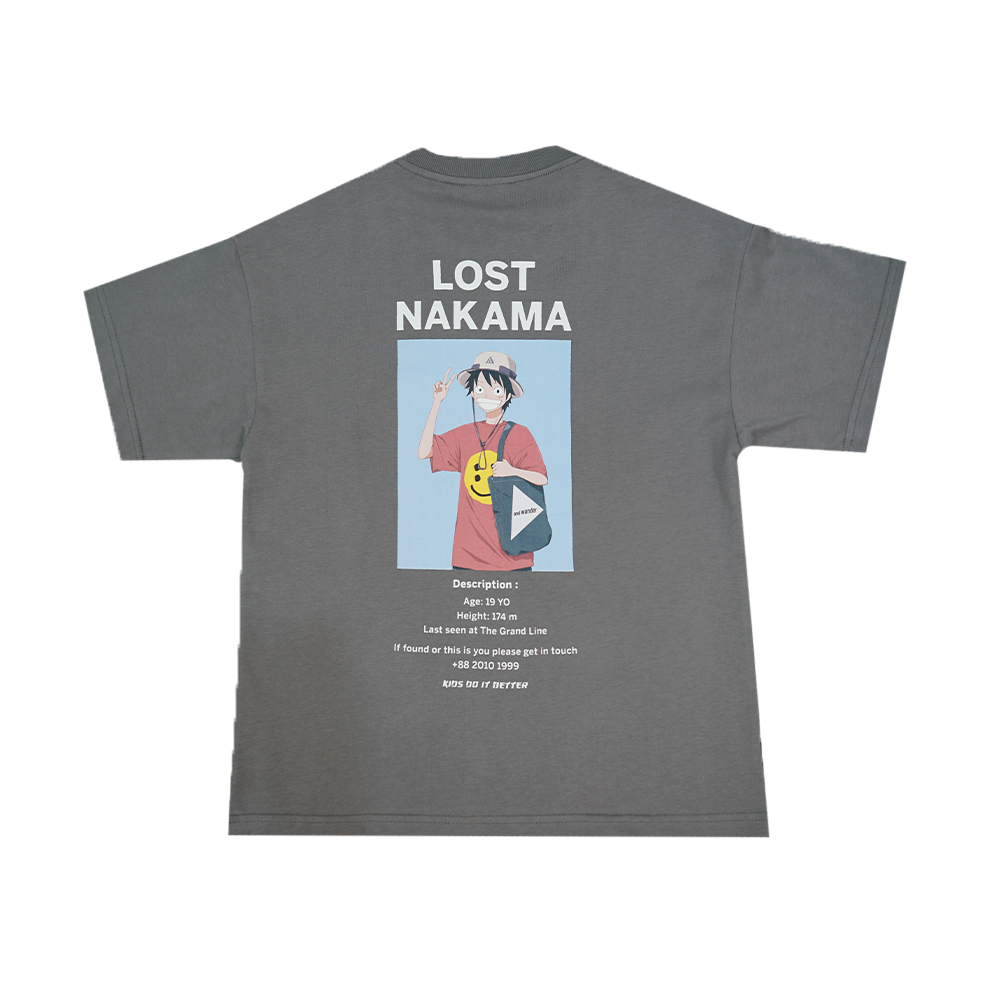 Kdib Luffy 2.0 Tee - Cement