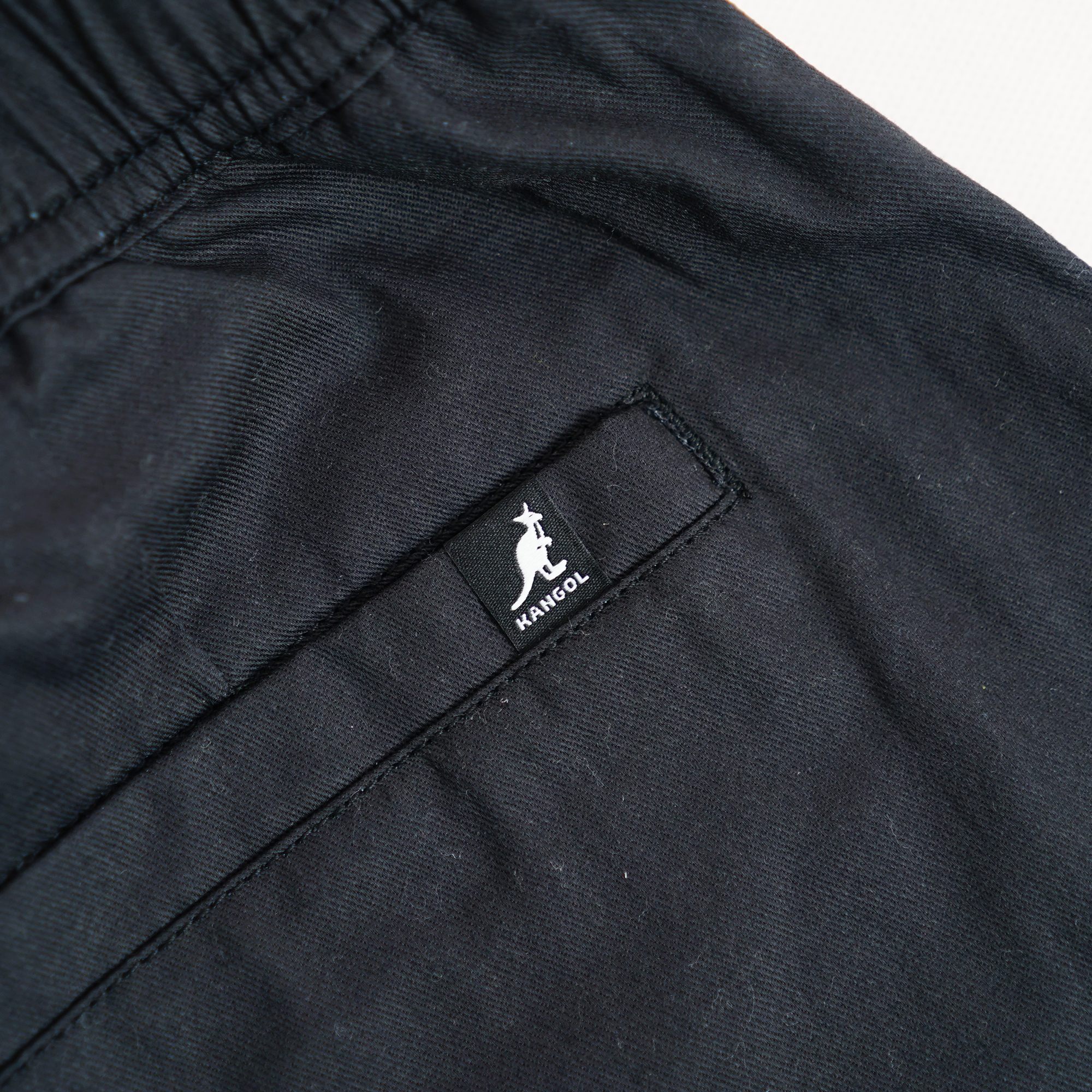 Kangol Cotton Wide Pants - Black