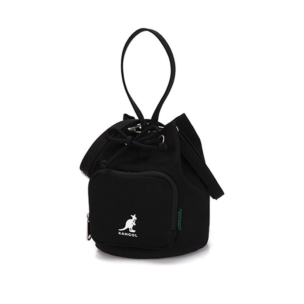 Kangol Lucky Canvas Bucket Bag - Black