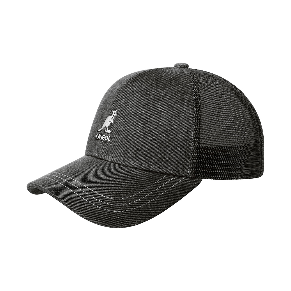 Kangol Washed Mesh Cap - Black