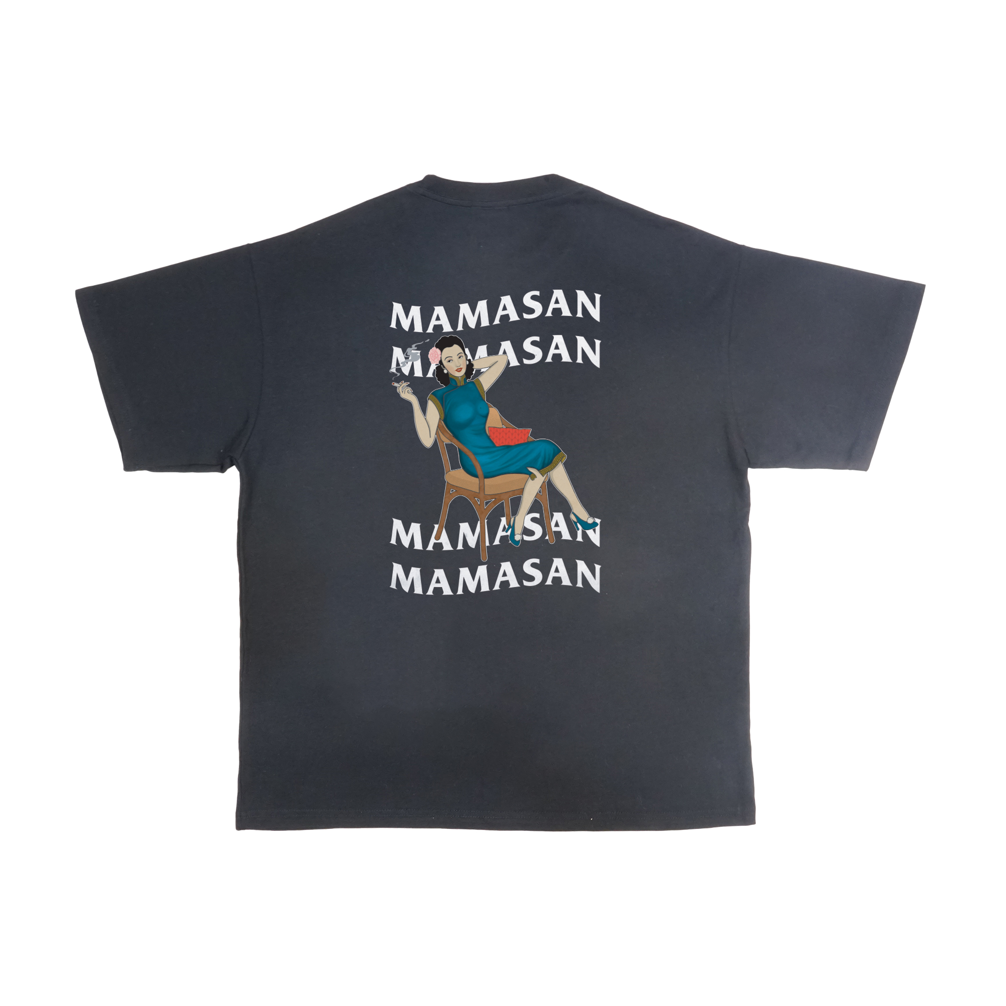 Happynauts Mama San Tee - Black