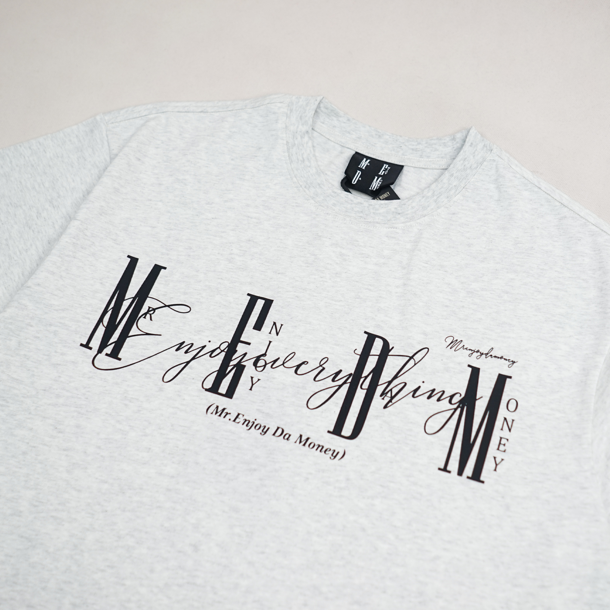 MEDM Horizontal Logo Tee - Grey