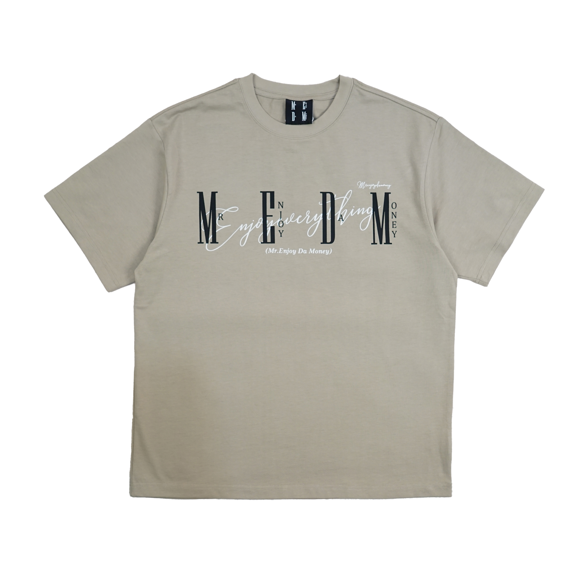 MEDM Horizontal Logo Tee - Khaki