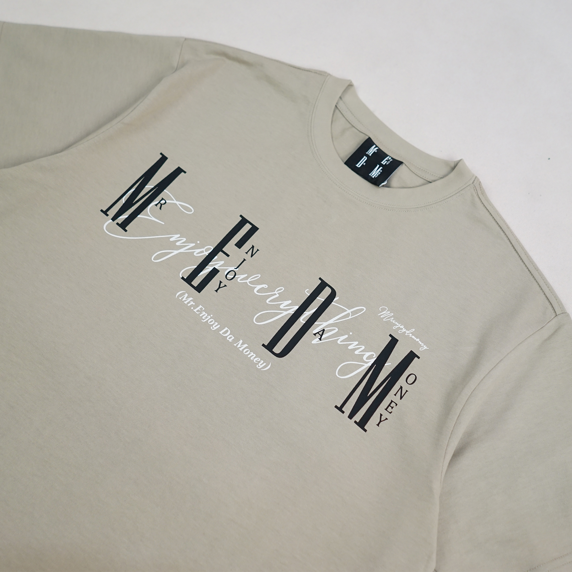 MEDM Horizontal Logo Tee - Khaki