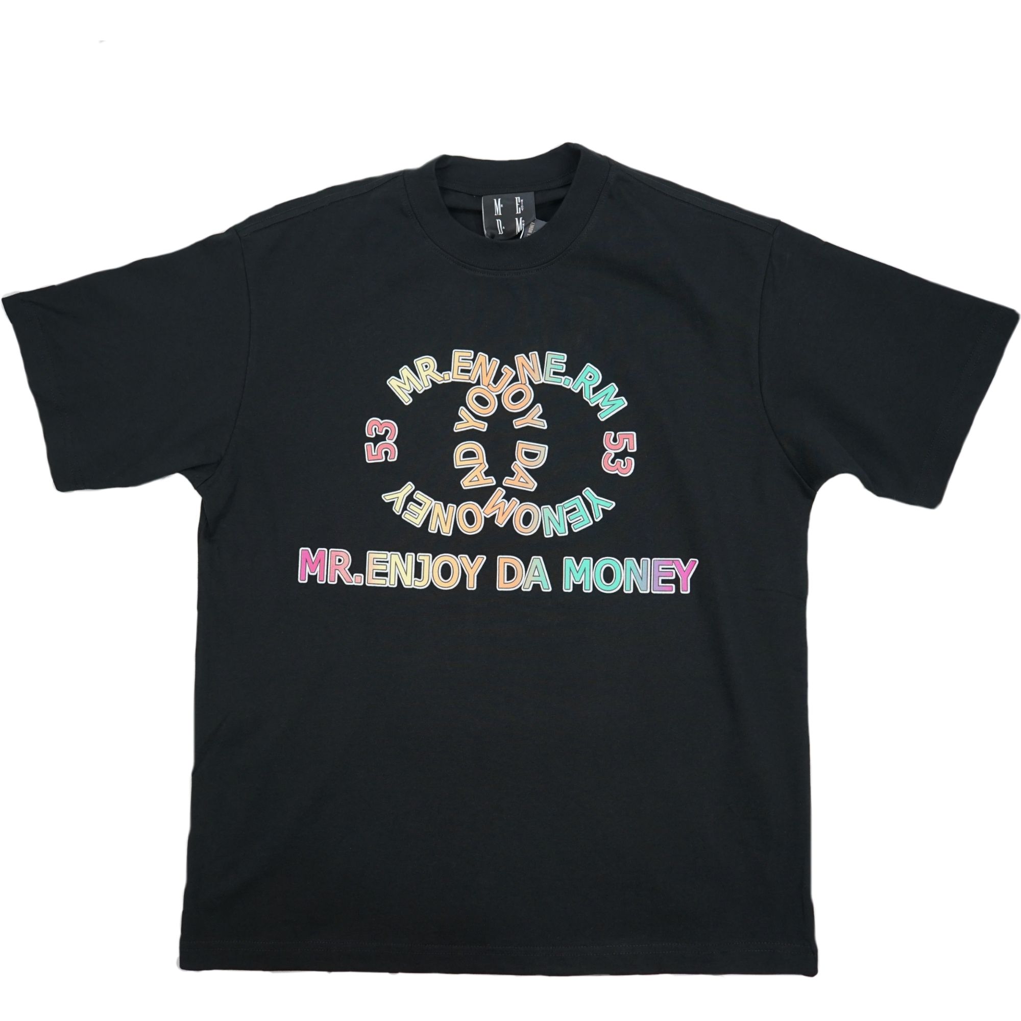 MEDM Spoof Color Letter Tee - Black