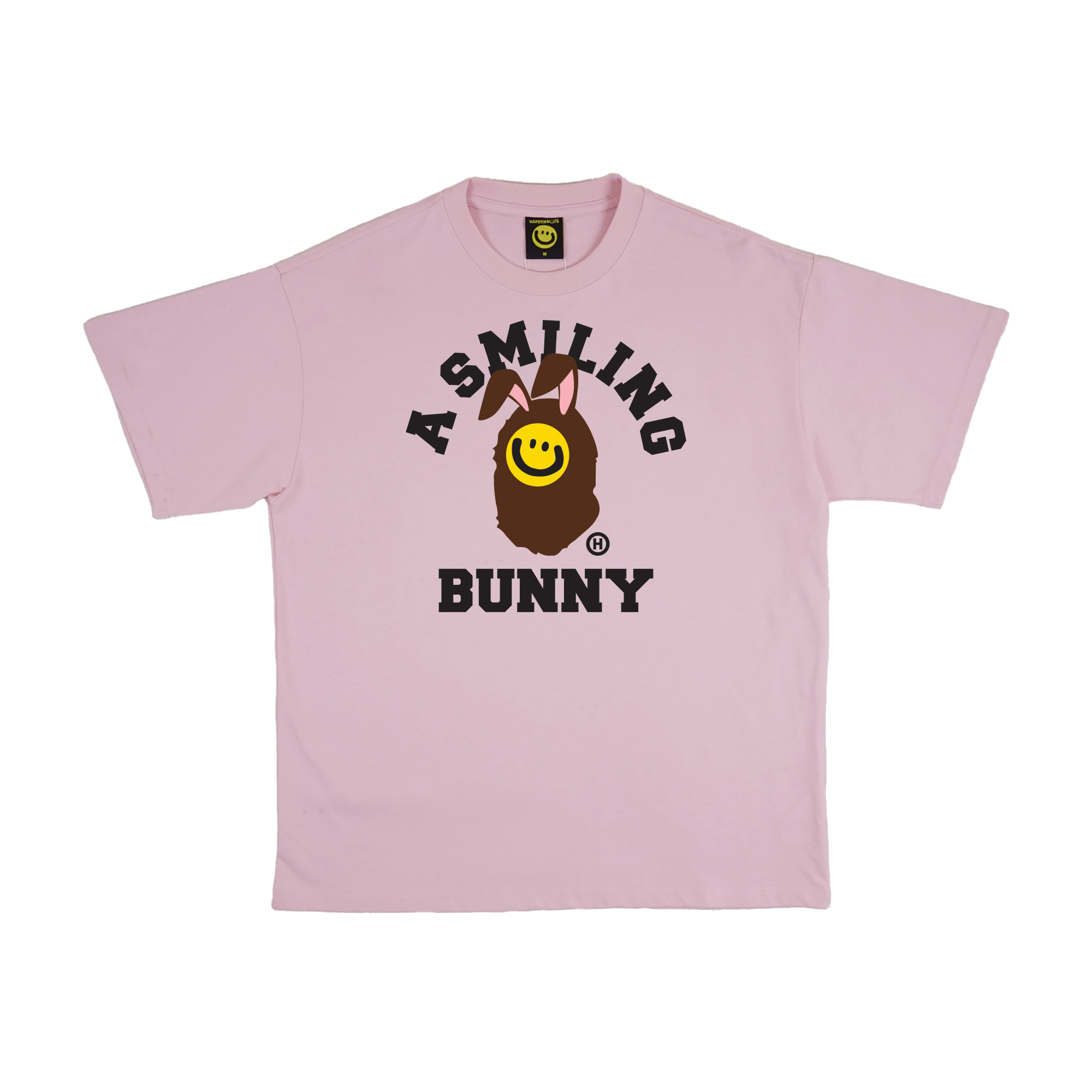 Happynauts Smiling Bunny Tee - Pink
