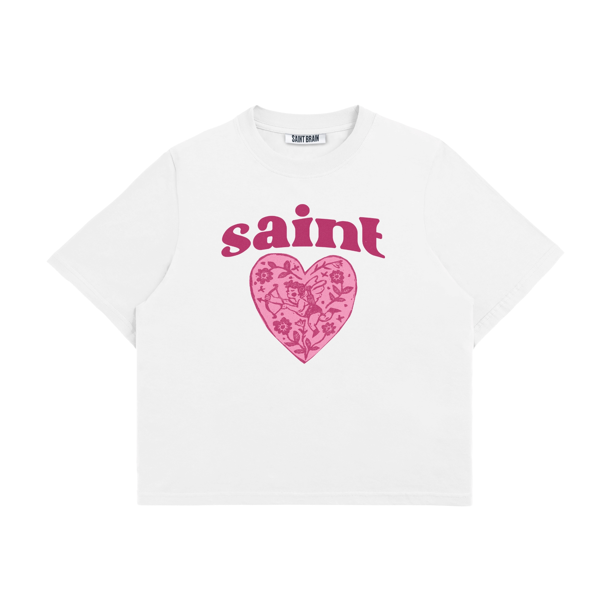 Saint Brain Love Saints Wm Tee - White