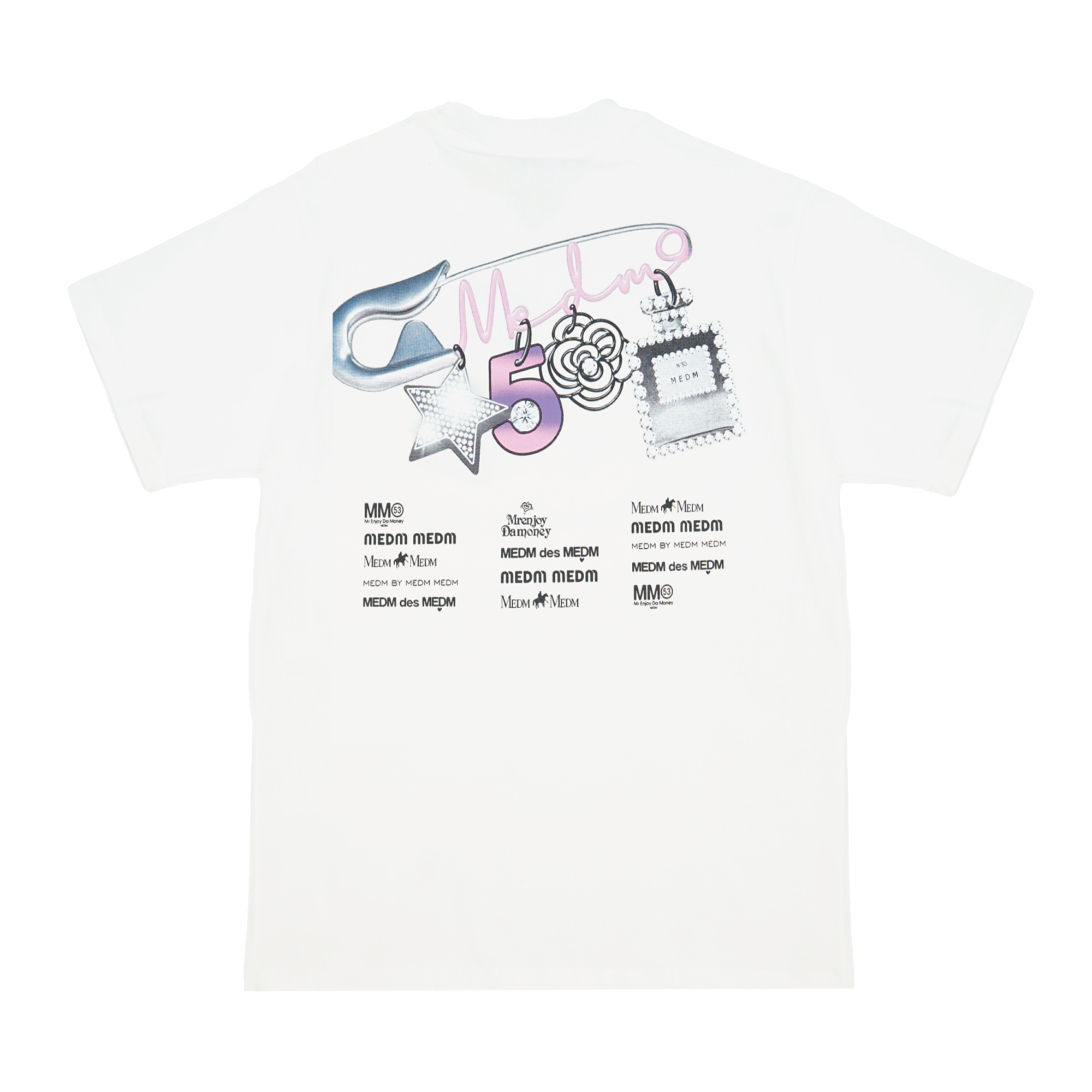MEDM Spoof Color Letter 2.0 Tee - White