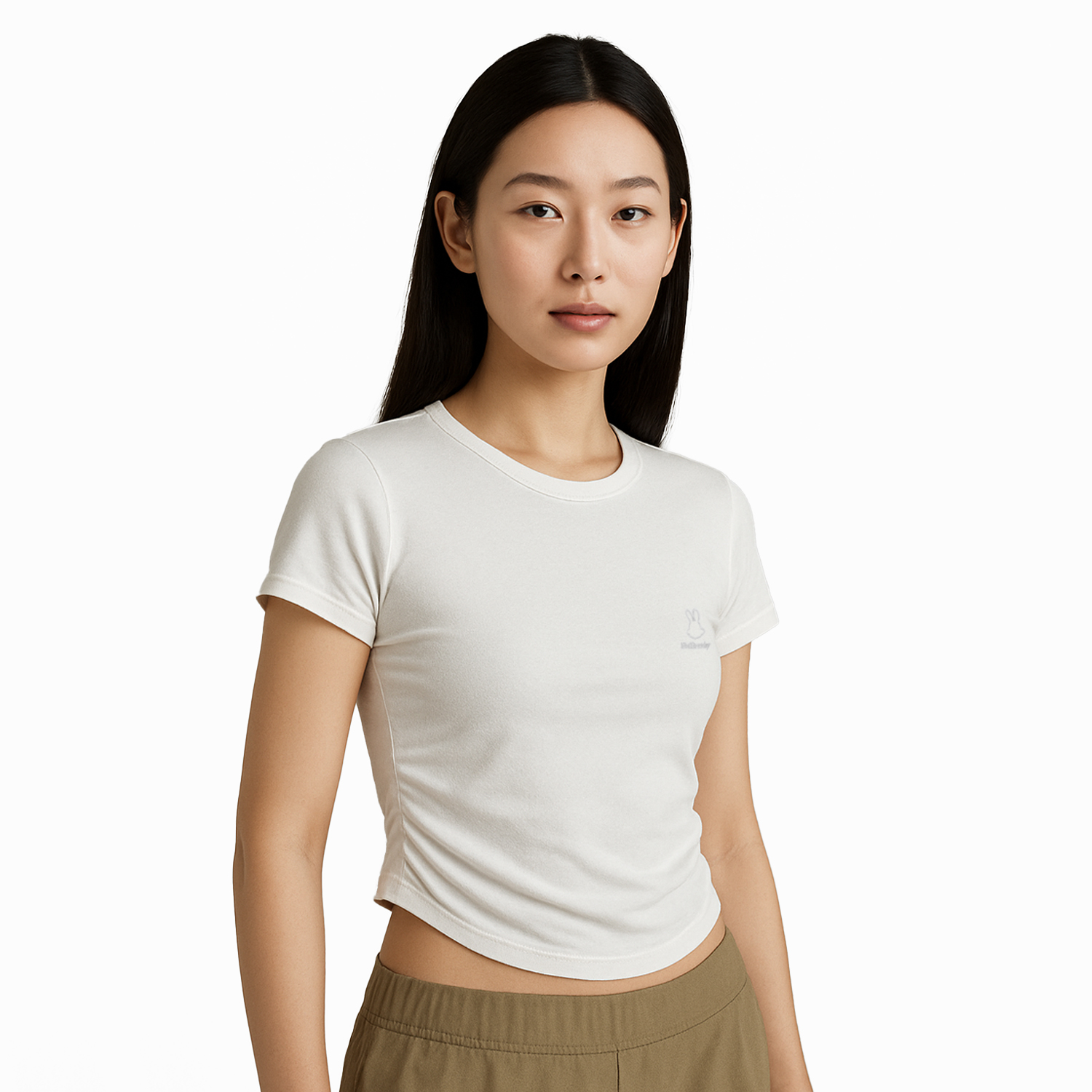 Wb Everyday Wm Ruched Top - White