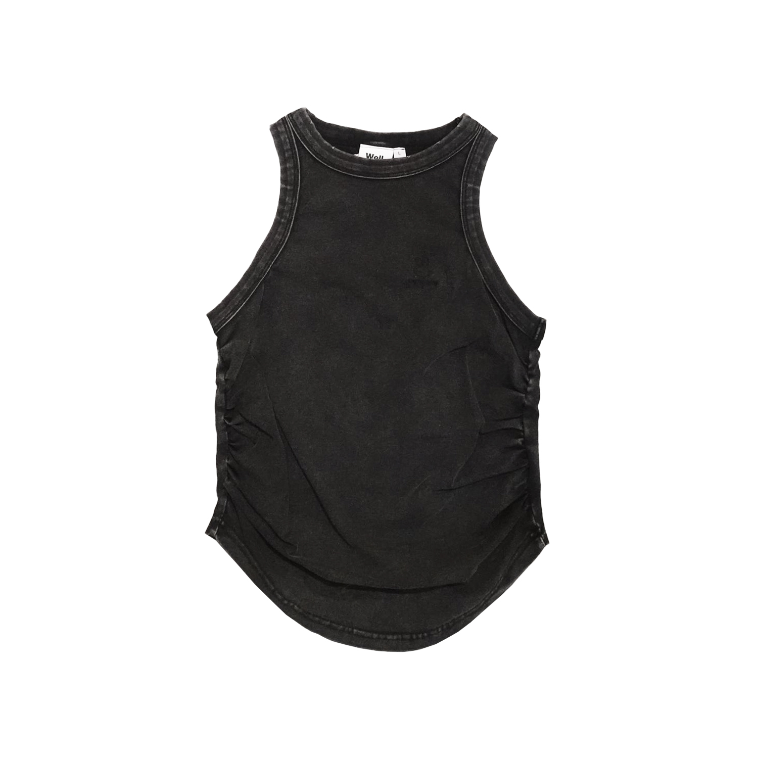 Wb Everyday Wm Wsh Ruched Top - Black