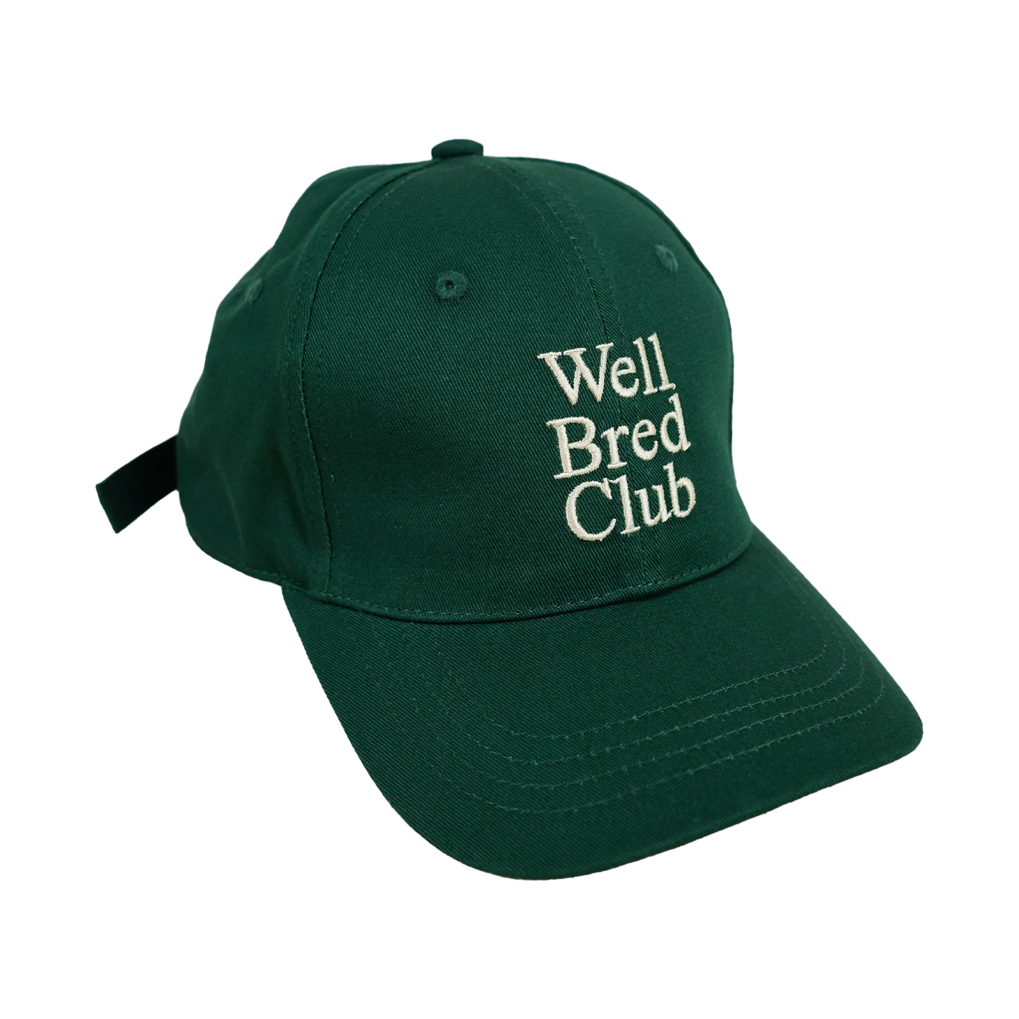 WBC Cream Emb Baseball Cap - Green