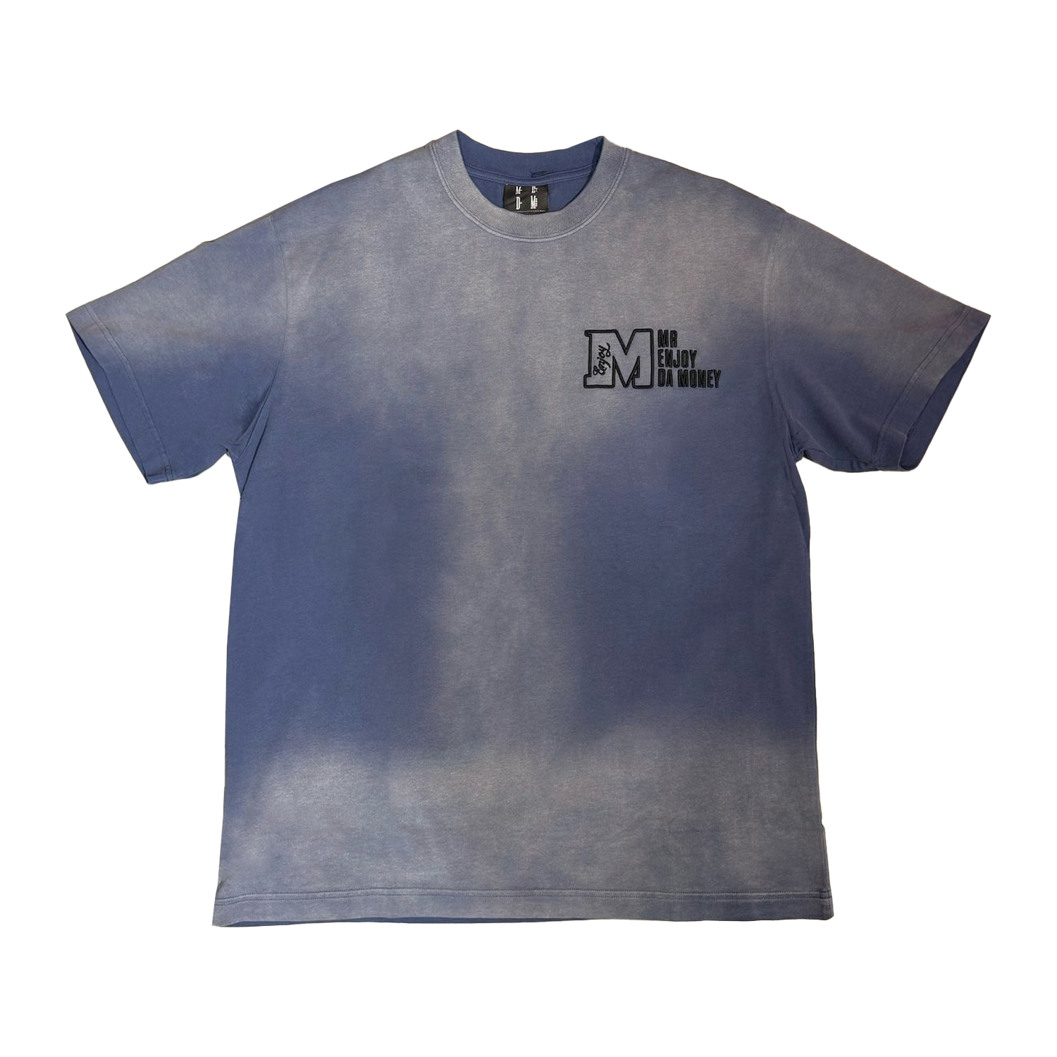 MEDM Washed M Logo Basic Tee - Blue