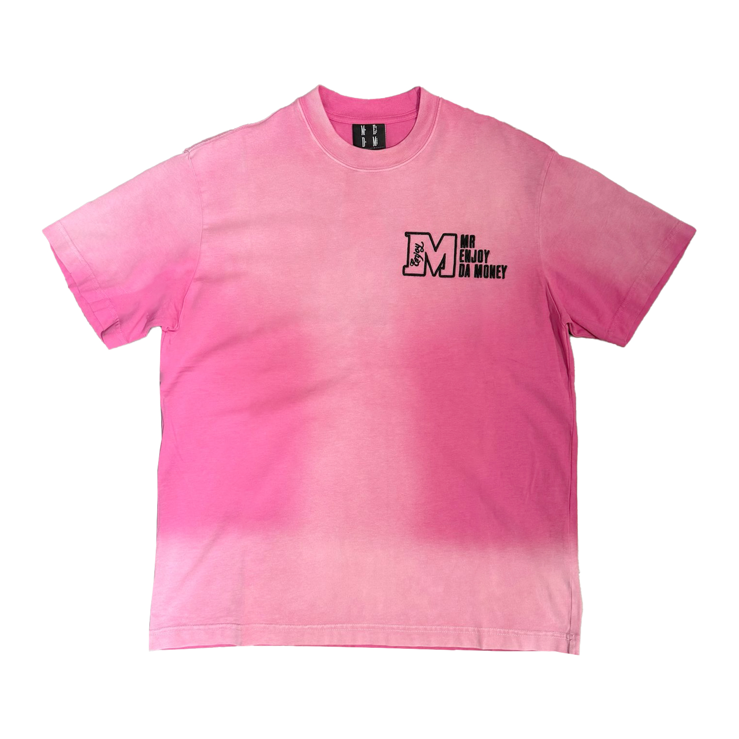 MEDM Washed M Logo Basic Tee - Pink