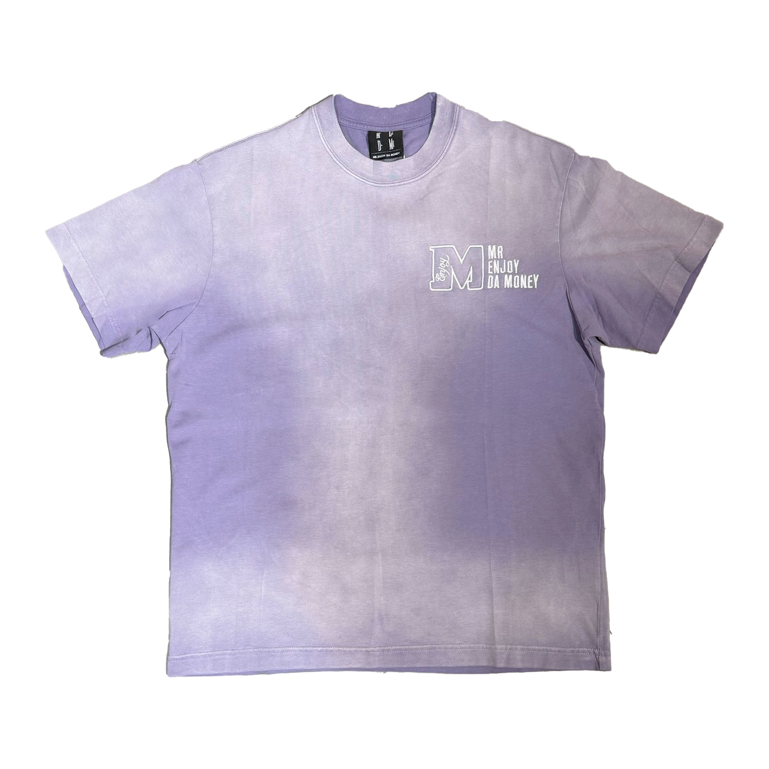MEDM Washed M Logo Basic Tee - Purple