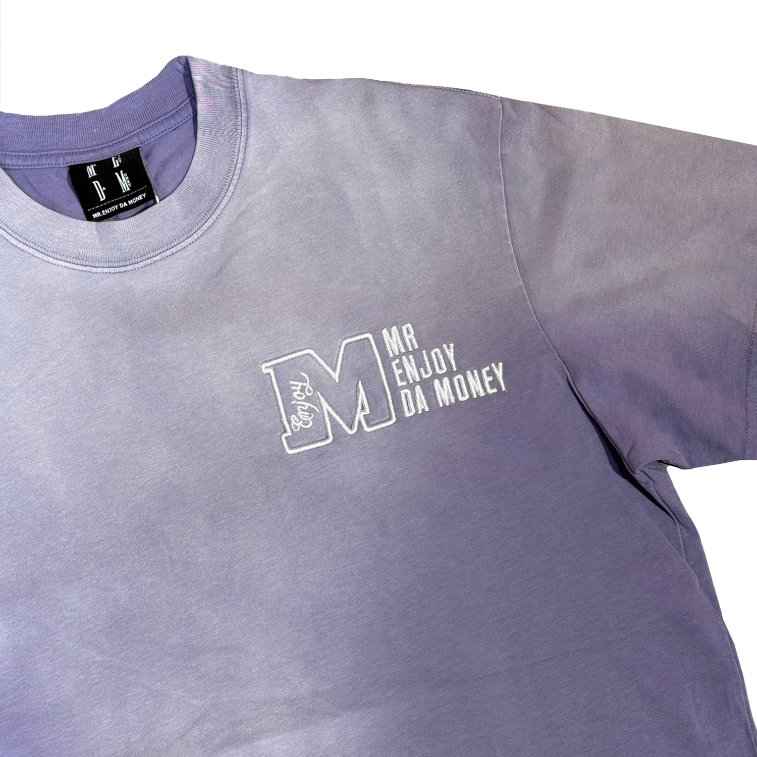 MEDM Washed M Logo Basic Tee - Purple