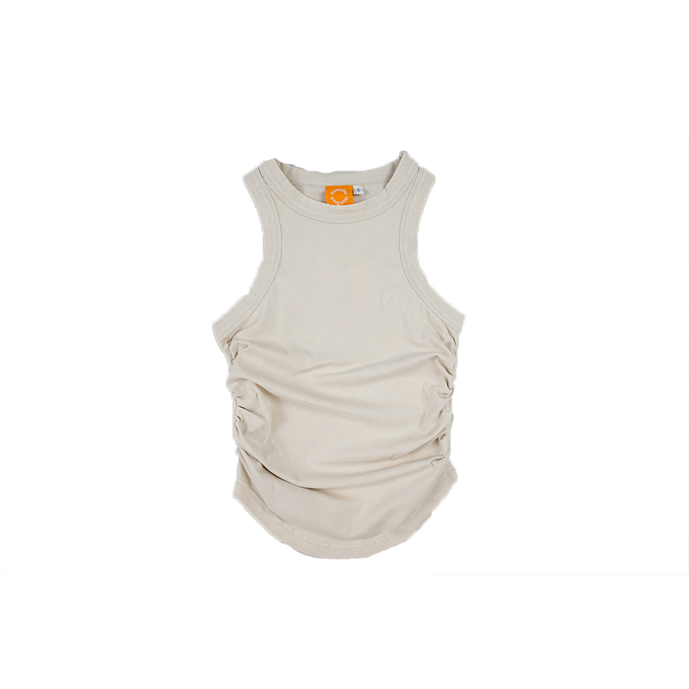 Wb Everyday Wm Wsh Ruched Top - Cream