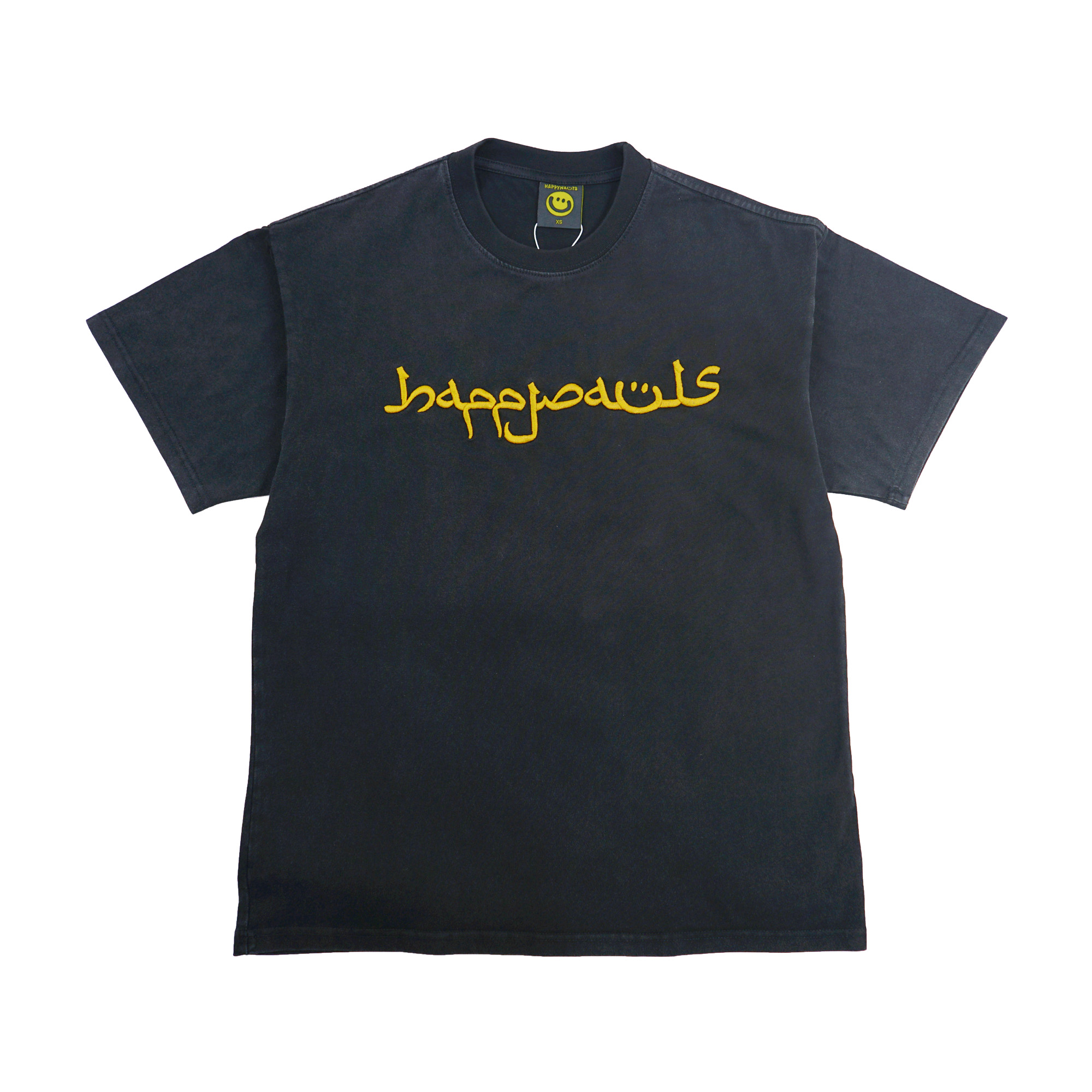 Happynauts Arabic Emb Washed Tee - Black