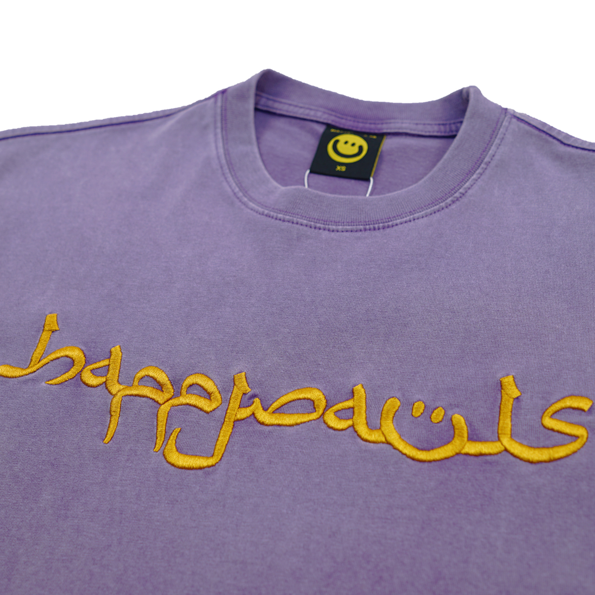 Happynauts Arabic Emb Washed Tee - Purple