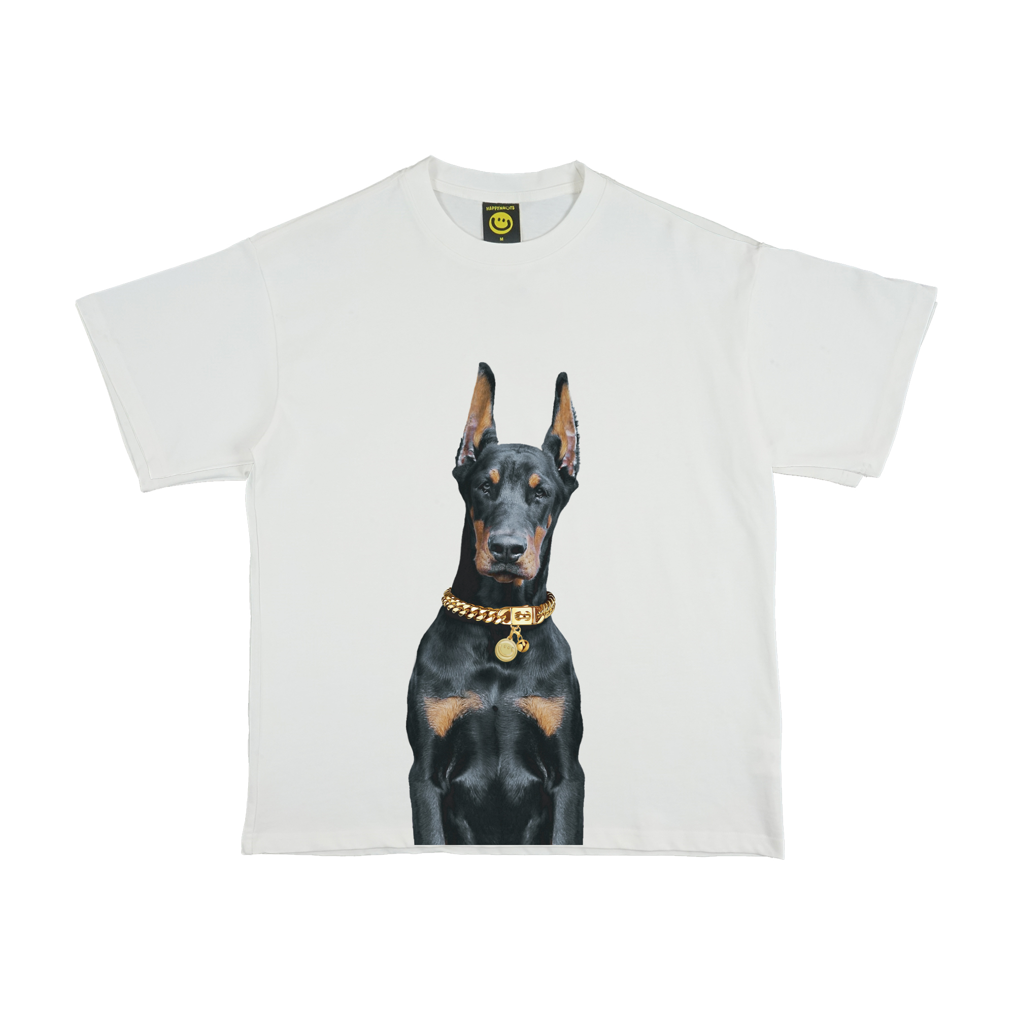 Happynauts Dobberman Tee - White