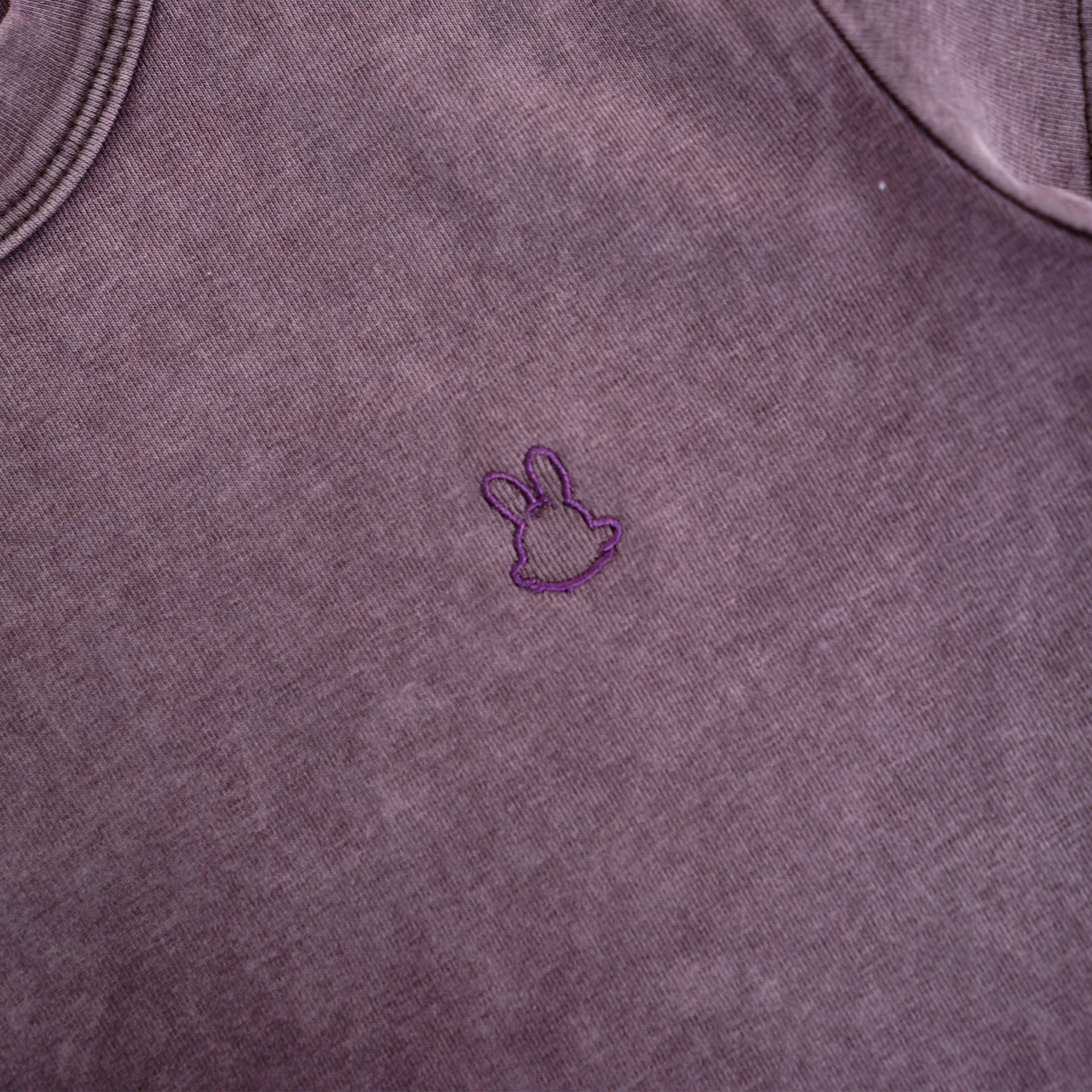 Wb Everyday Rabbit Eco-Cloud Crop Tee - Purple