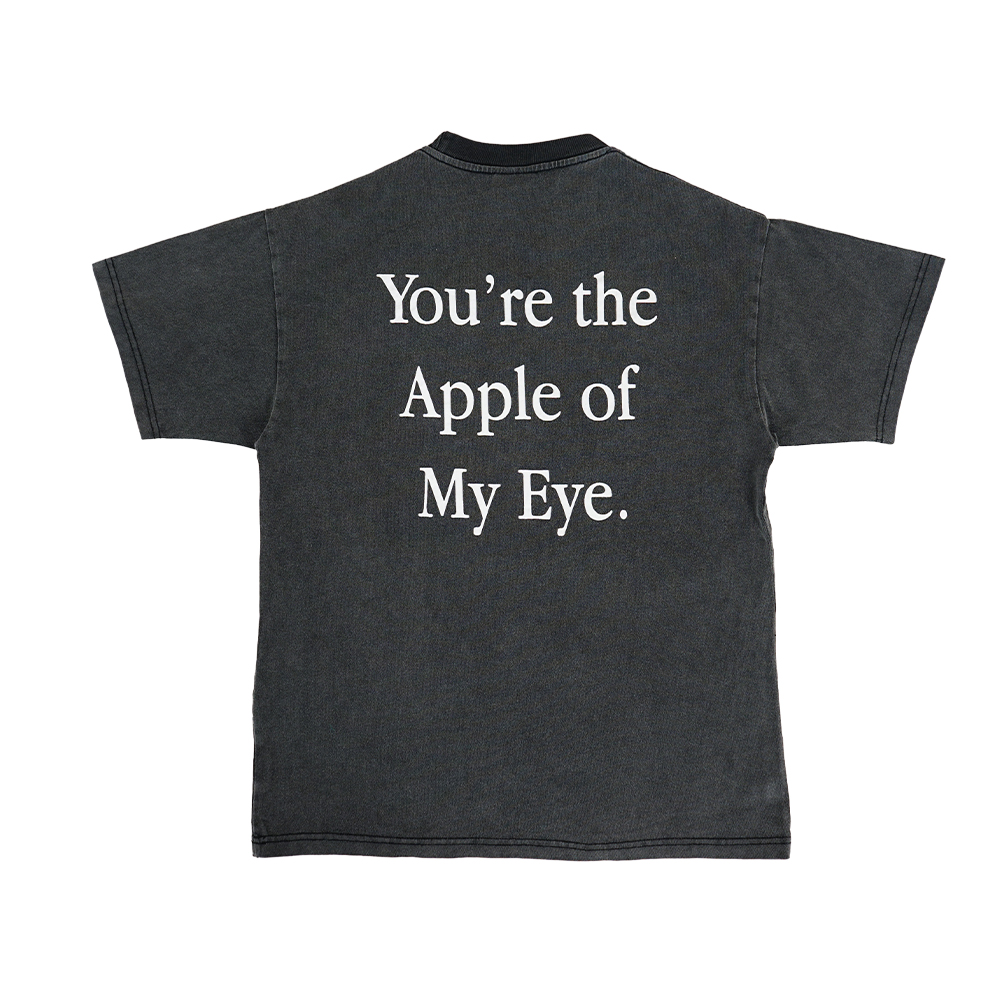 Happynauts Apple Washed Tee - Black