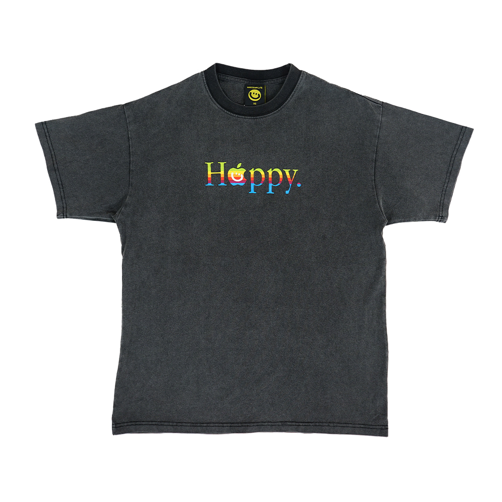 Happynauts Apple Washed Tee - Black