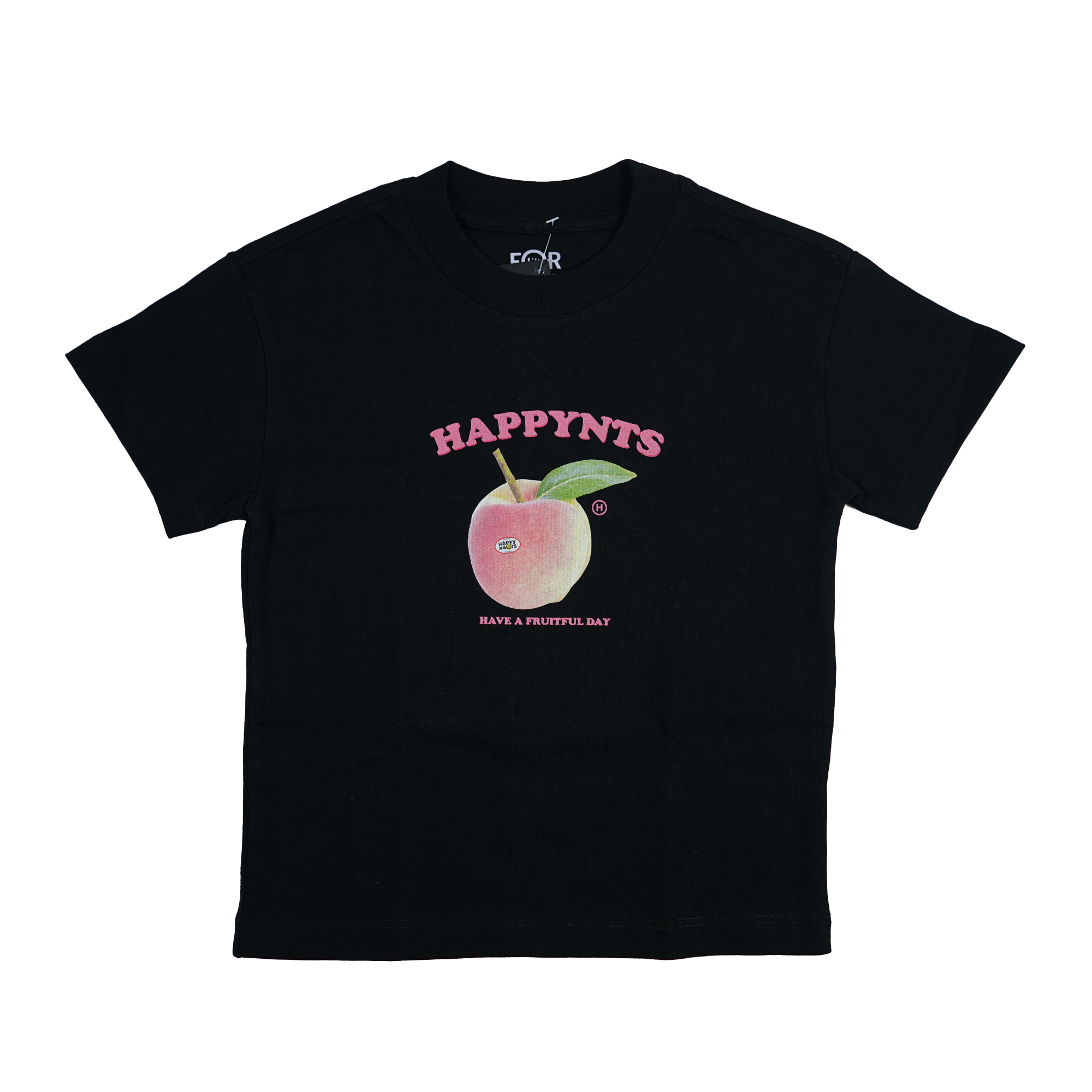 Happynauts Kids Fruit Peach Tee - Black
