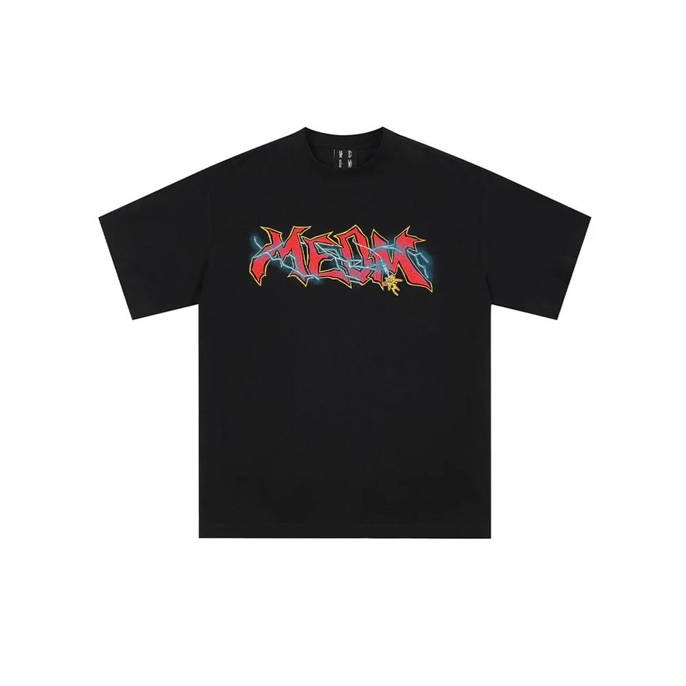 MEDM Colorful Lighting Tee - Black