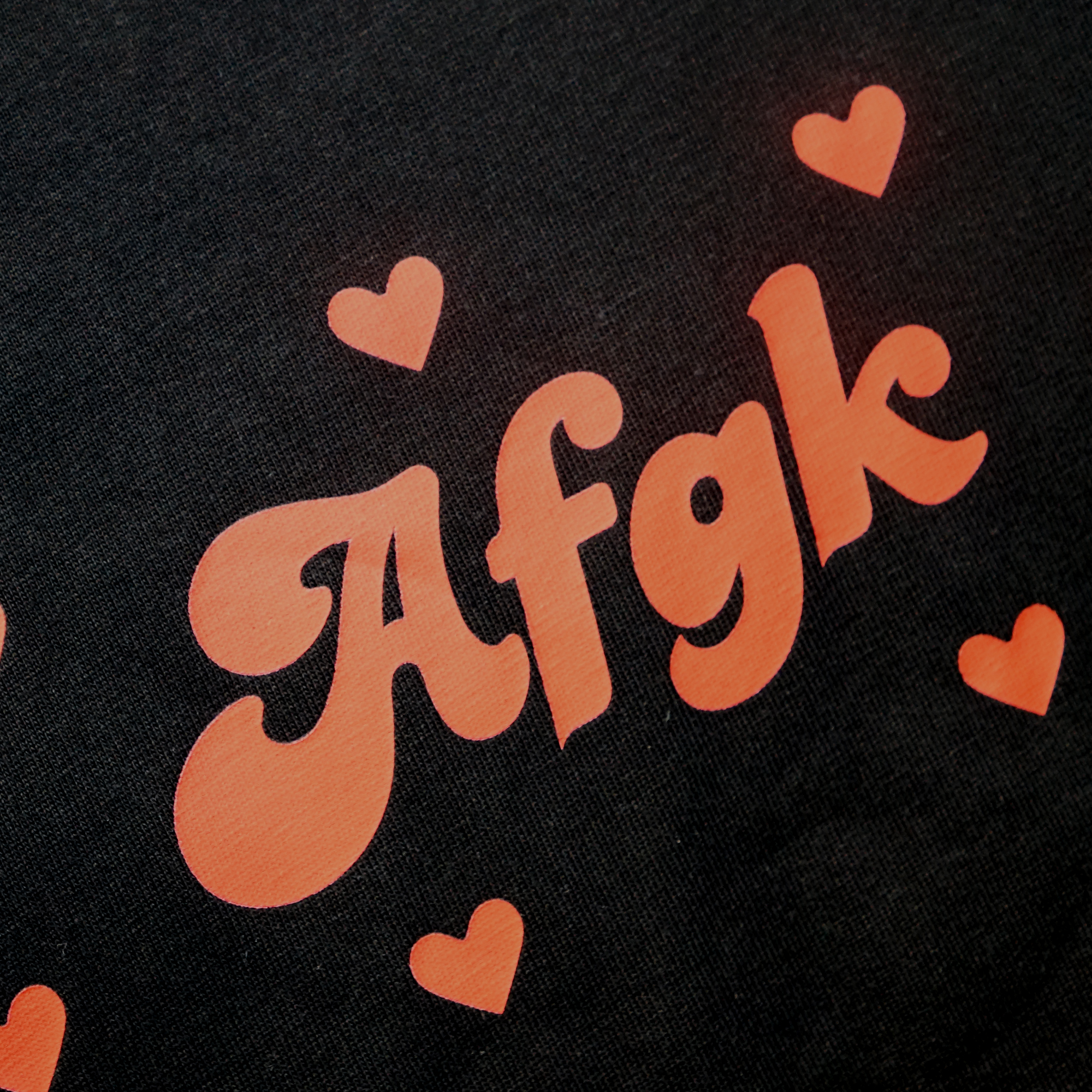 Afgk Passionate Love Tee - Black