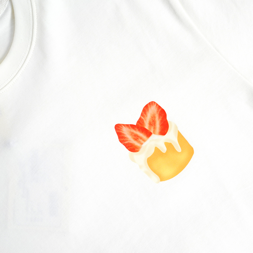 Ric Strawberry Cake Tee - White