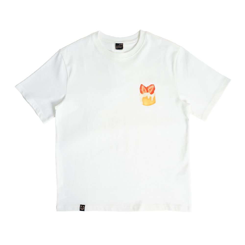 Ric Strawberry Cake Tee - White
