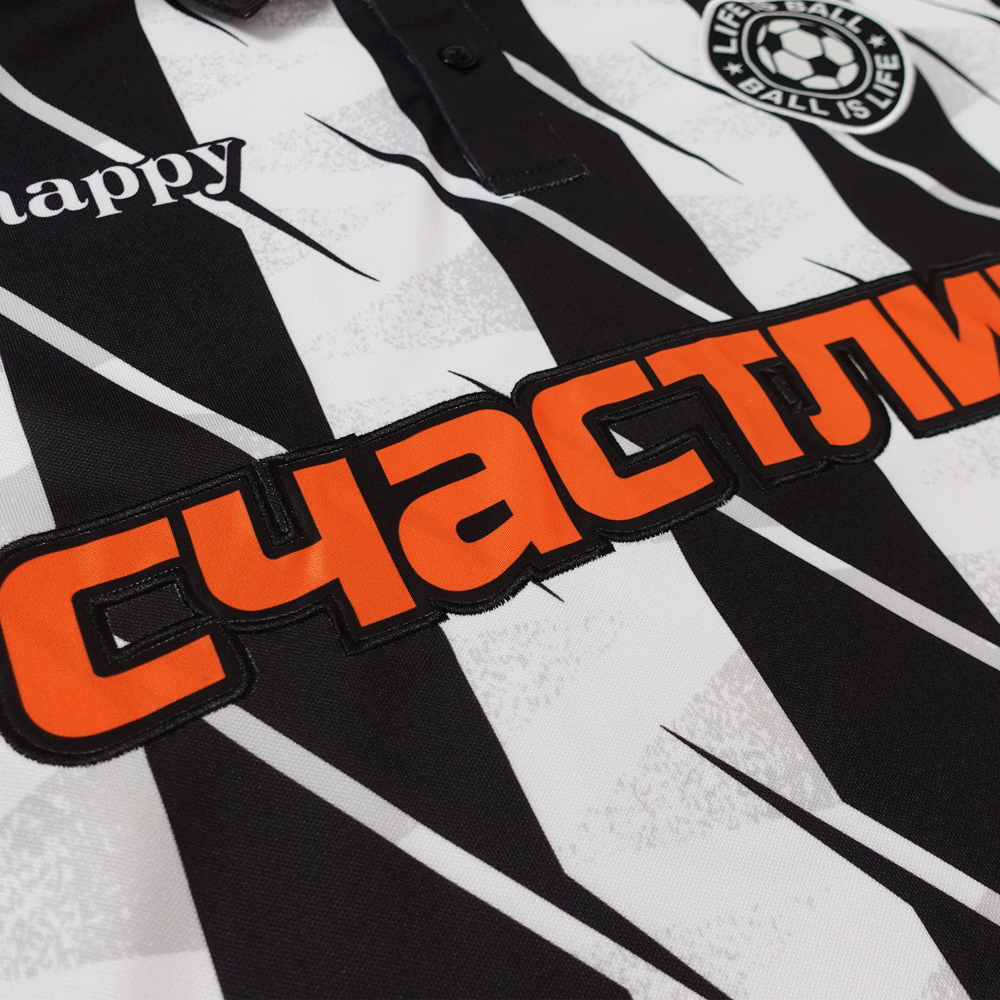 Happynauts Stripe Football Jersey - White