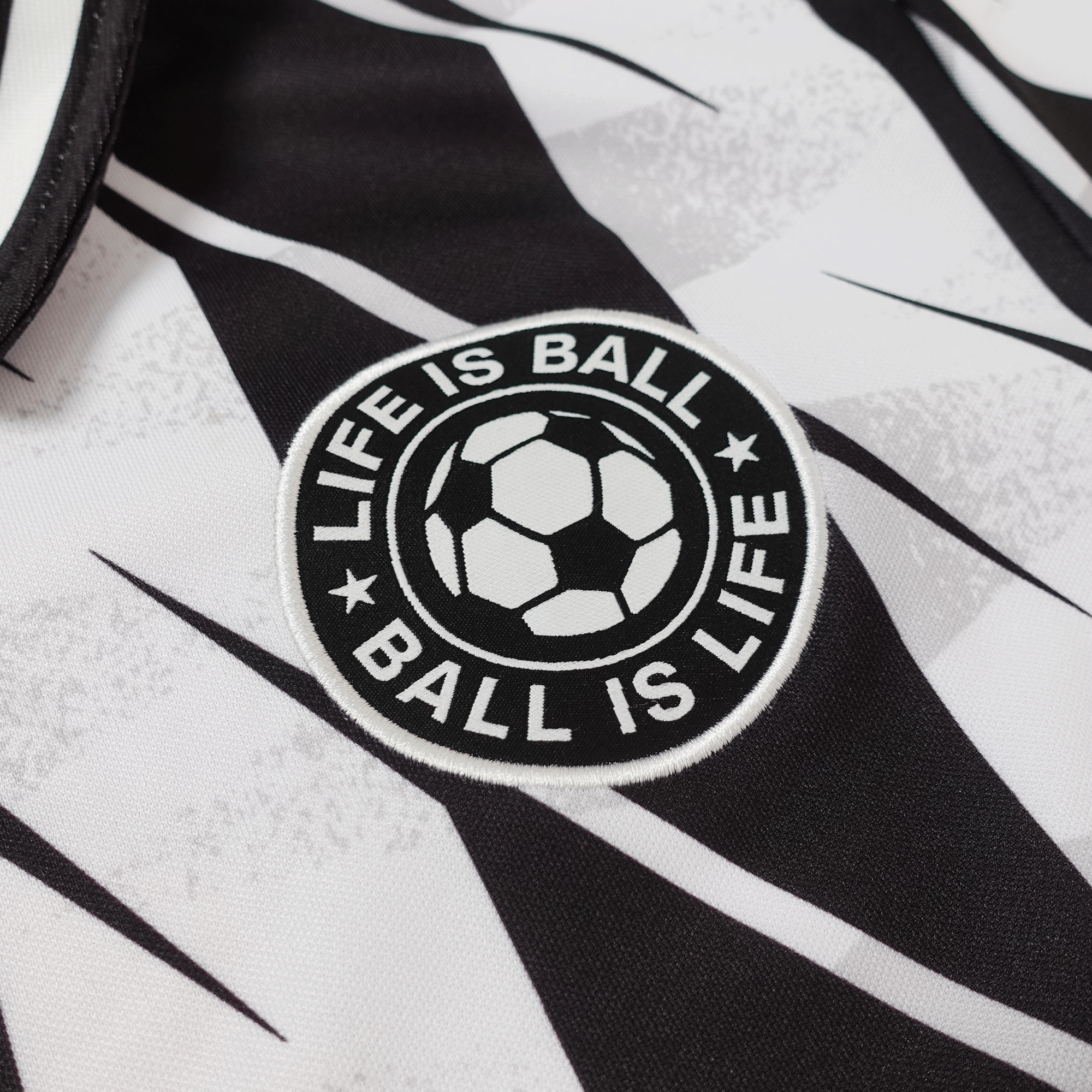 Happynauts Stripe Football Jersey - White