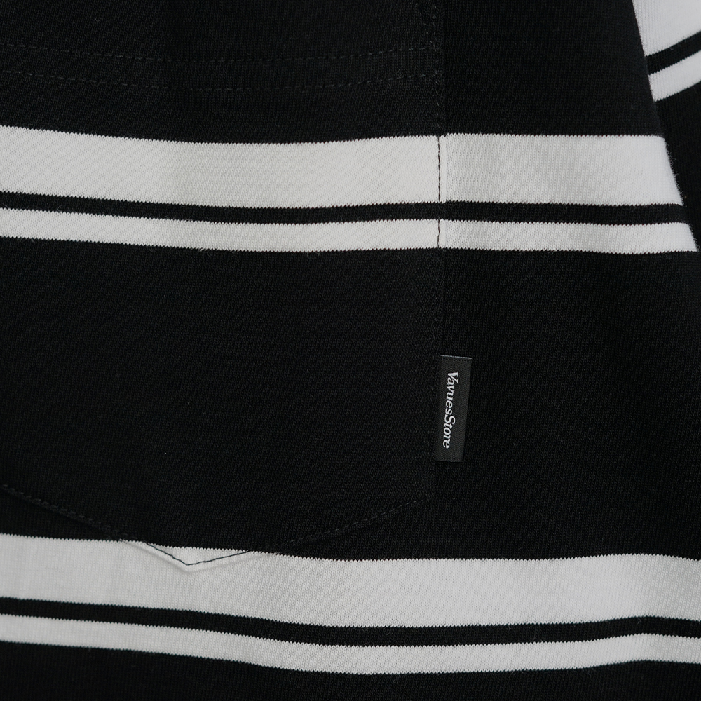 Vavues Panda Striped Ls Tee