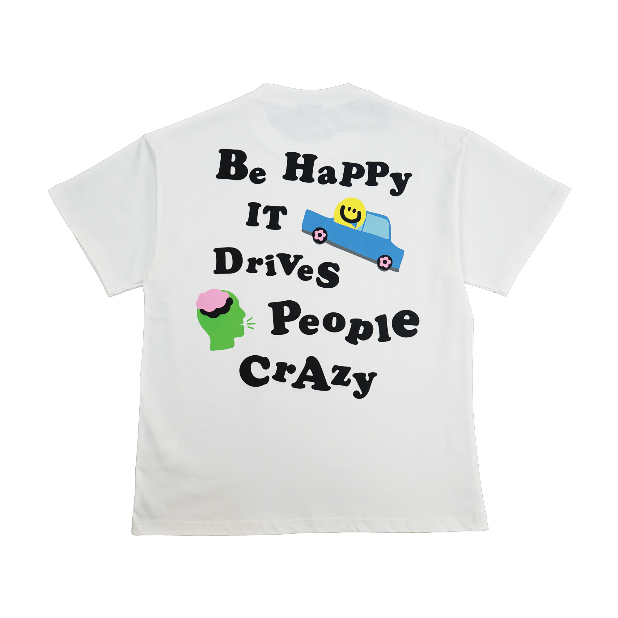 Happynauts Vroom Tee - White