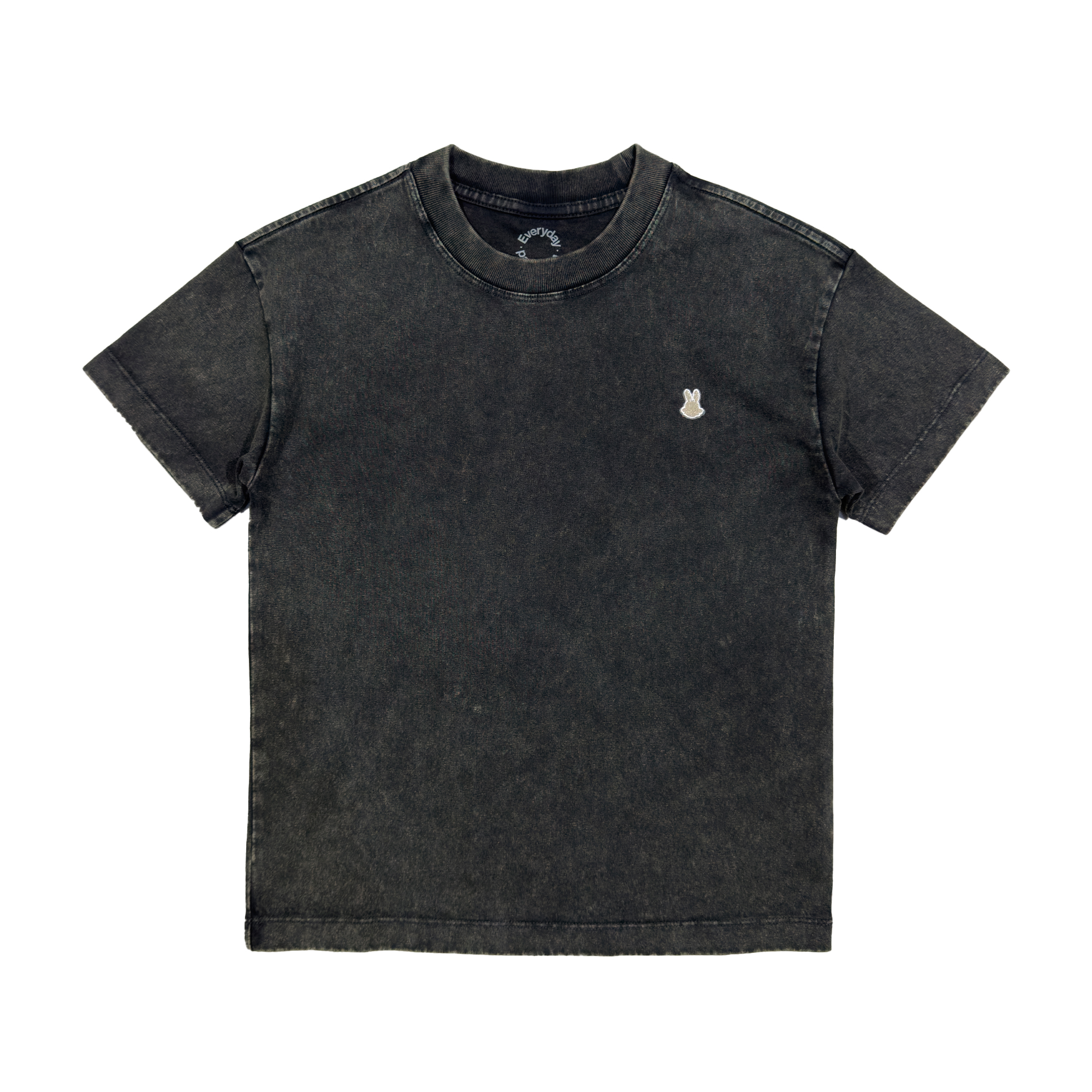 WB Everyday Kids Washed Tee - Charcoal