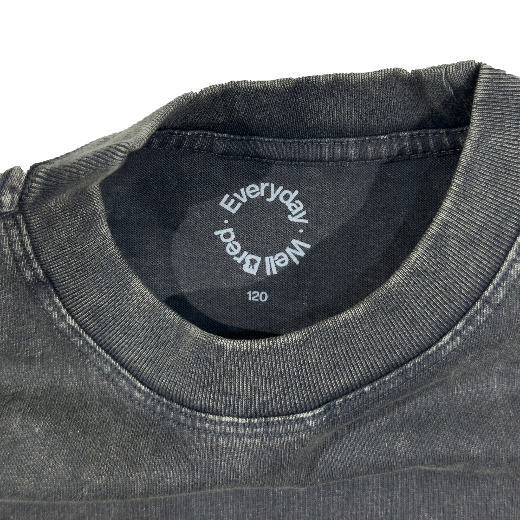 WB Everyday Kids Washed Tee - Charcoal