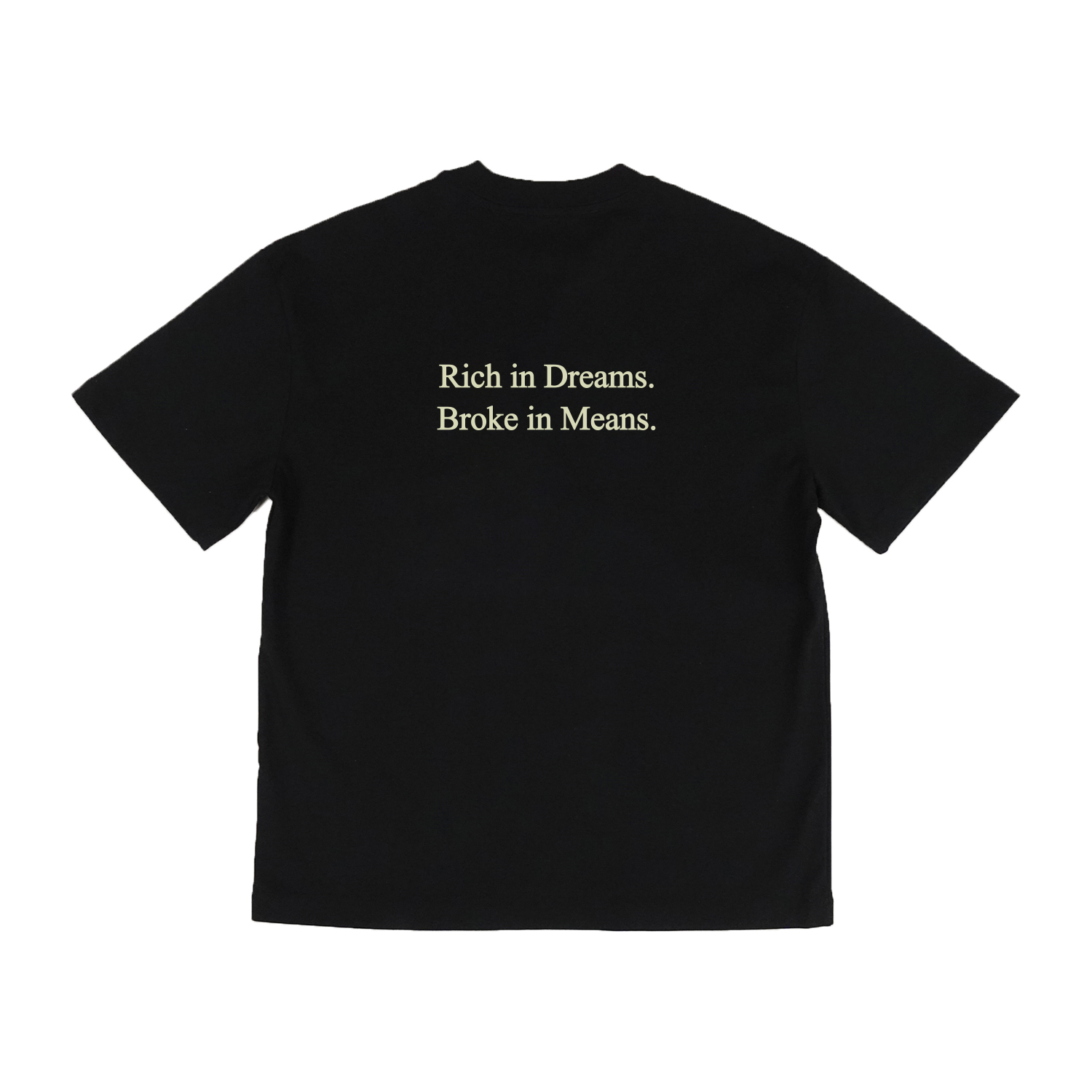 WellBred Club “Rich In Dreams" Tee - Black
